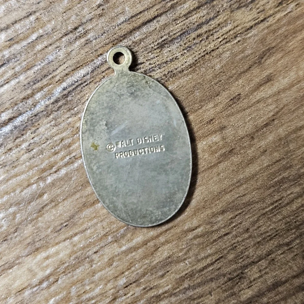 Vintage Mickey Mouse Pendant 27mm Walt Disney‎ Productions